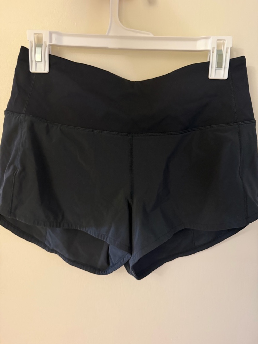 lululemon athletica Black Athletic Running Shorts